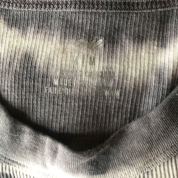 Woman’s Aerie Stretch Tank Top Size M Pewter/White Top - Picture 7 of 11